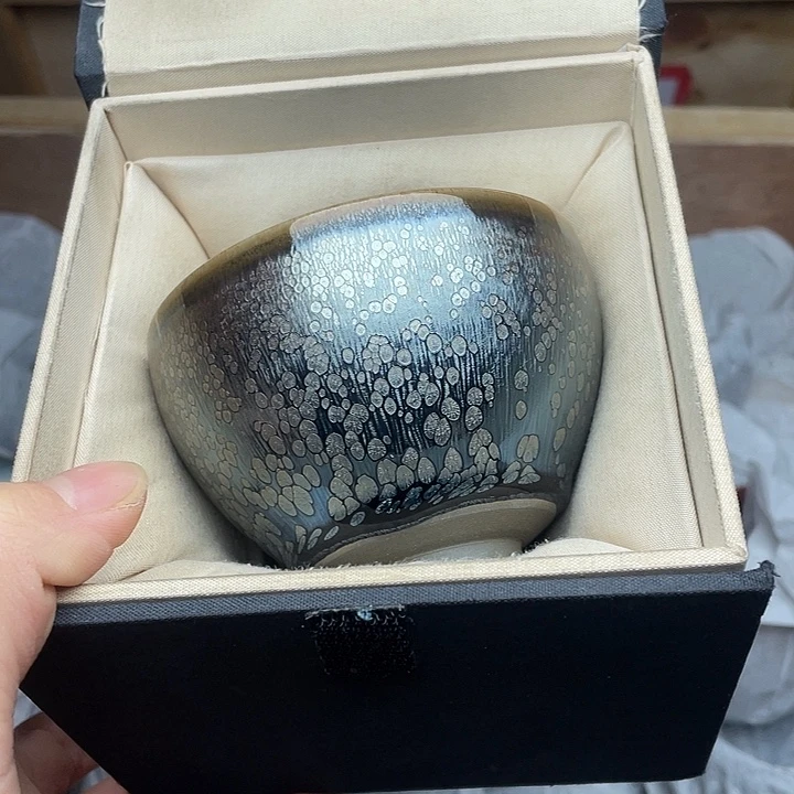 茶盏建窑建盏主人杯配礼盒