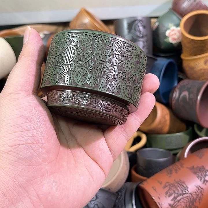 茶杯紫砂全手工紫砂主人杯