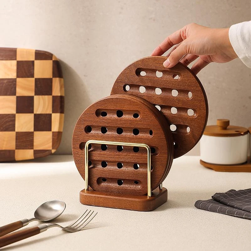 实木隔热垫餐桌耐热防烫餐垫碗垫防滑餐盘防烫垫锅垫家用创意杯垫