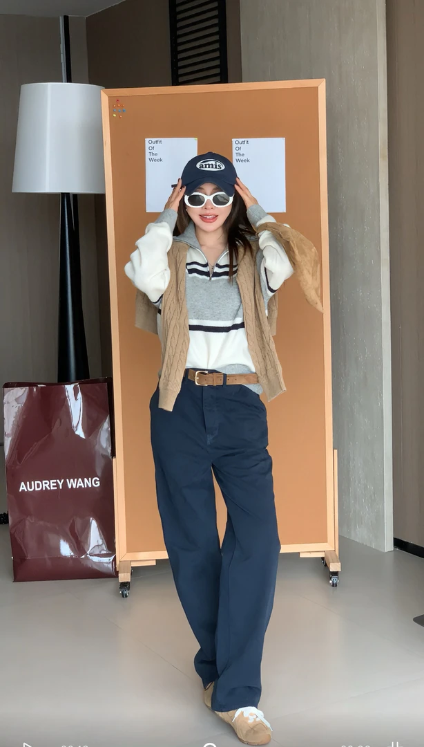 Singularity Me 10A 8313 棉感直筒显瘦百搭谬系秋冬老钱休闲裤