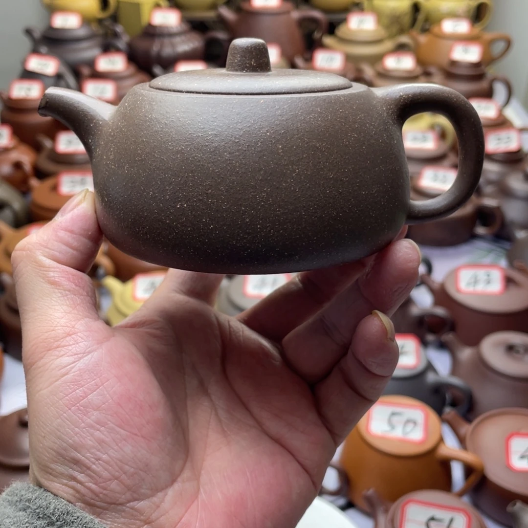 紫砂茶壶宜兴紫砂半手工