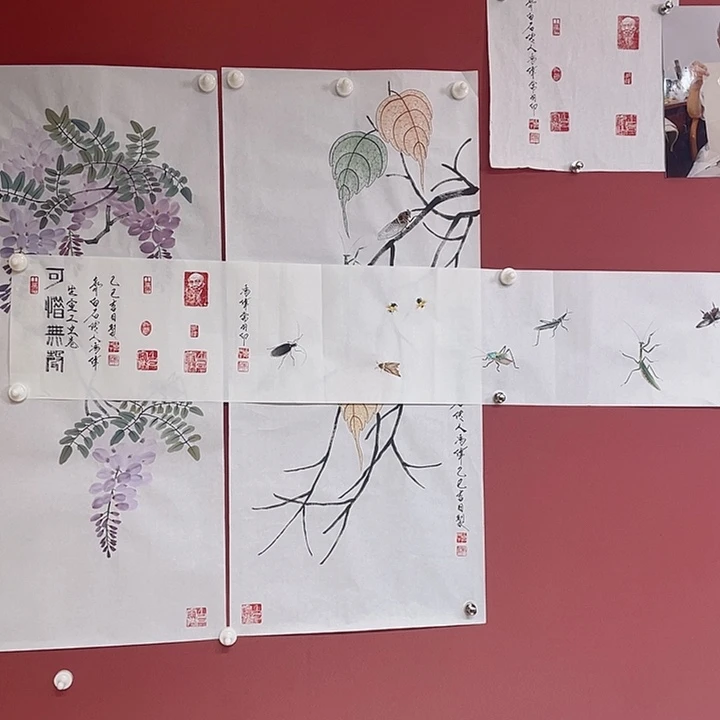 国画冯老师手绘作品