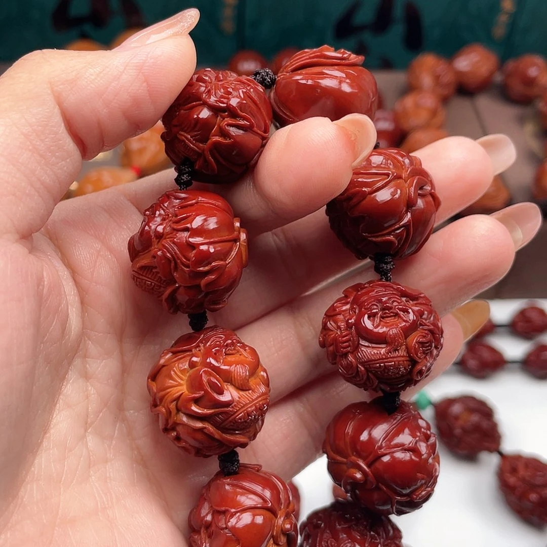 橄榄核手串京*财神手串