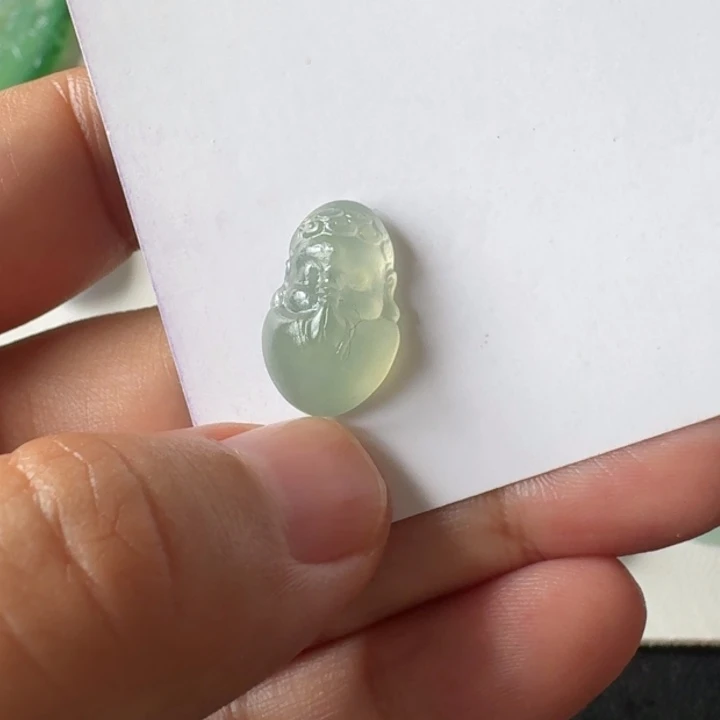 定制翡翠未镶嵌宝宝佛