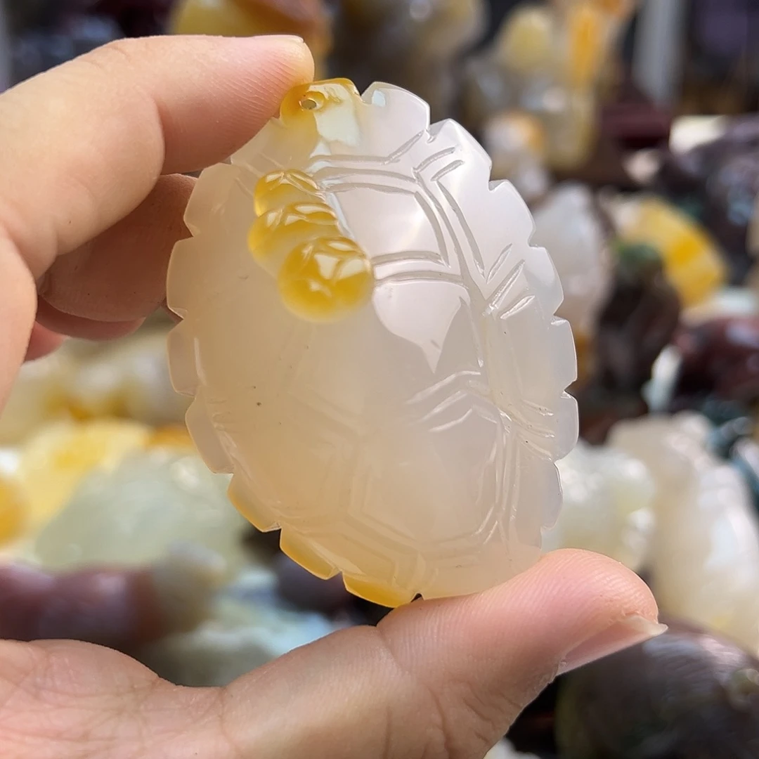 玛瑙/玉髓合金颈饰