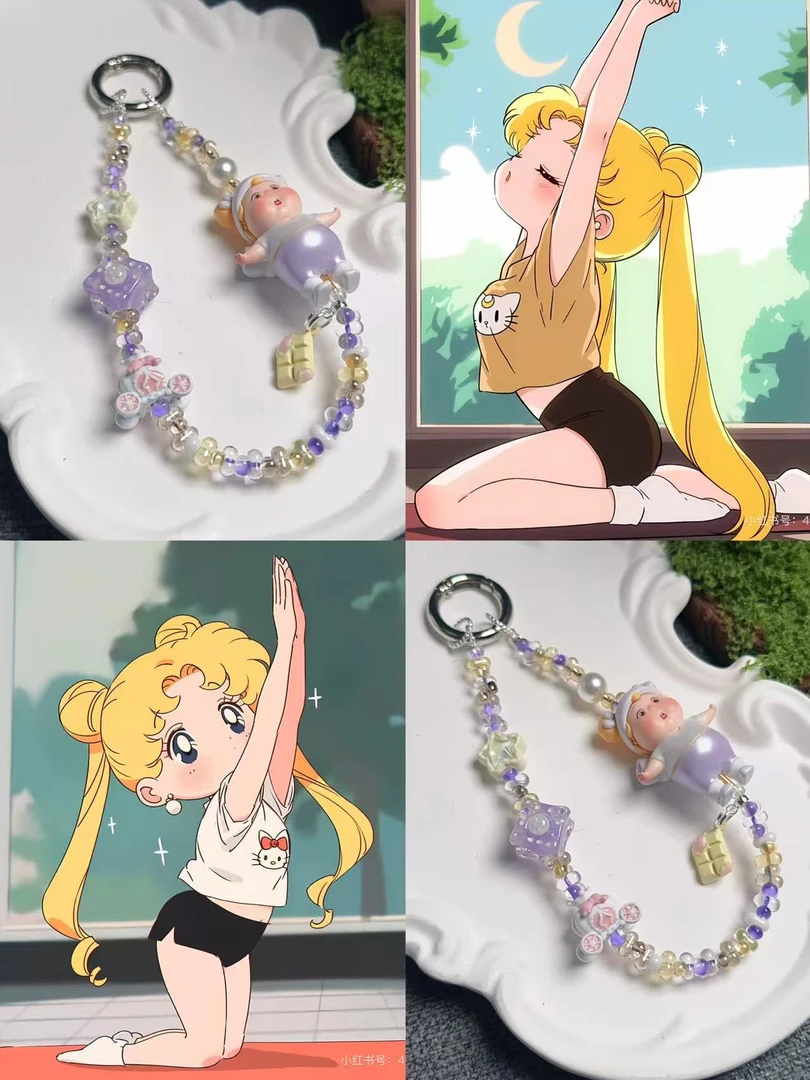 A205LALA原创进口米珠改娃valala ［瑜伽］手机链
