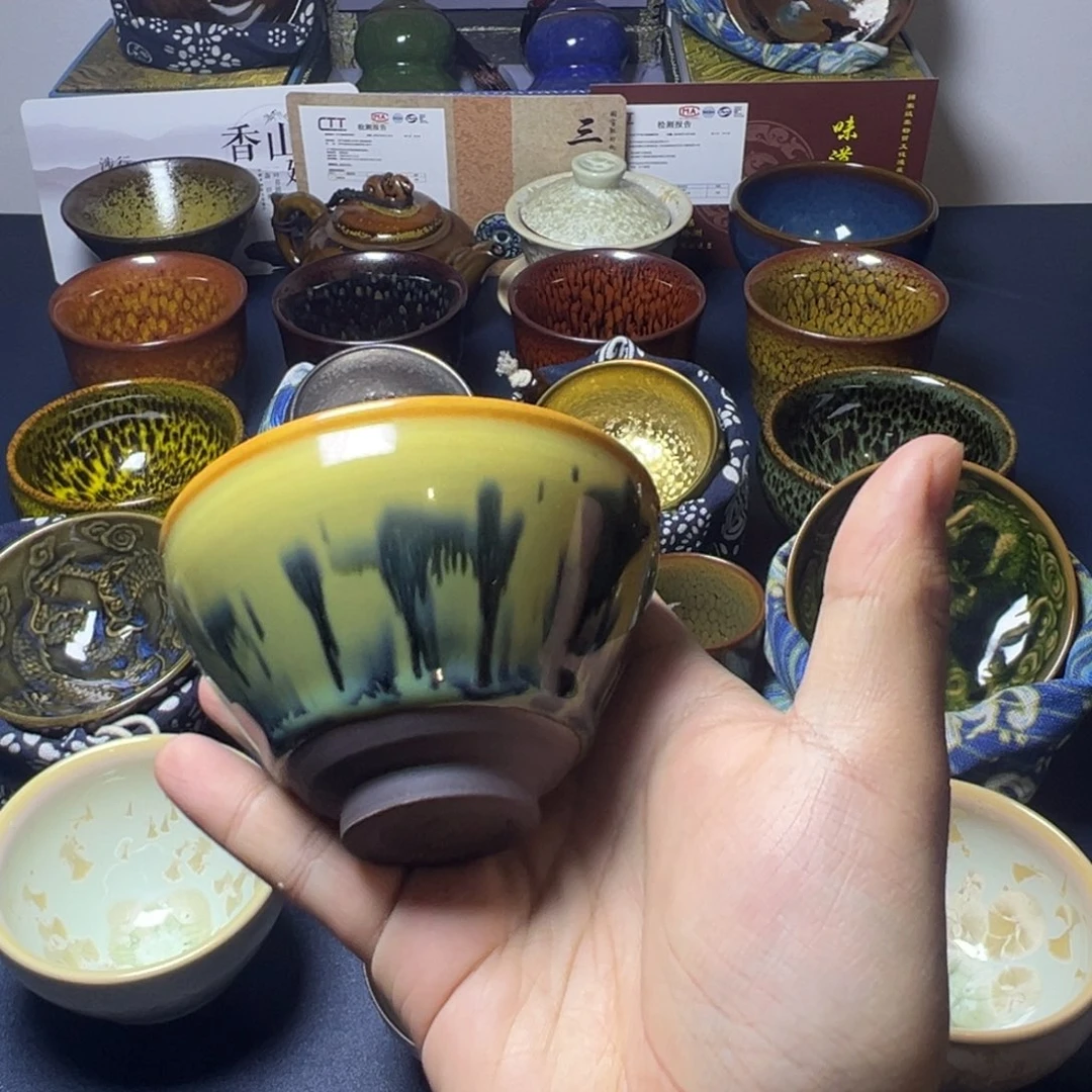 茶盏建阳建盏喝茶主人杯