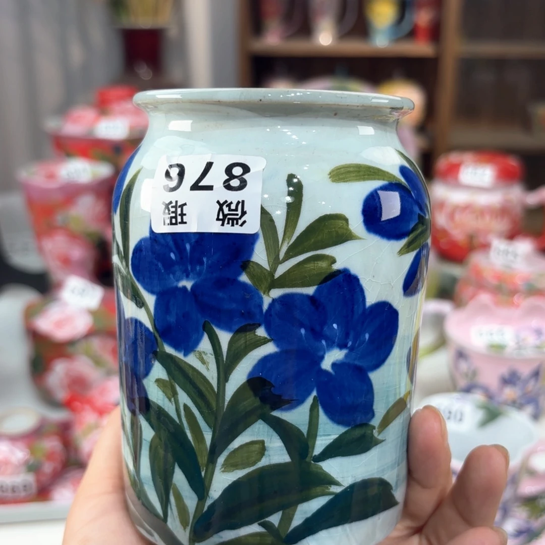 景德镇手绘高温釉下彩陶瓷茶具