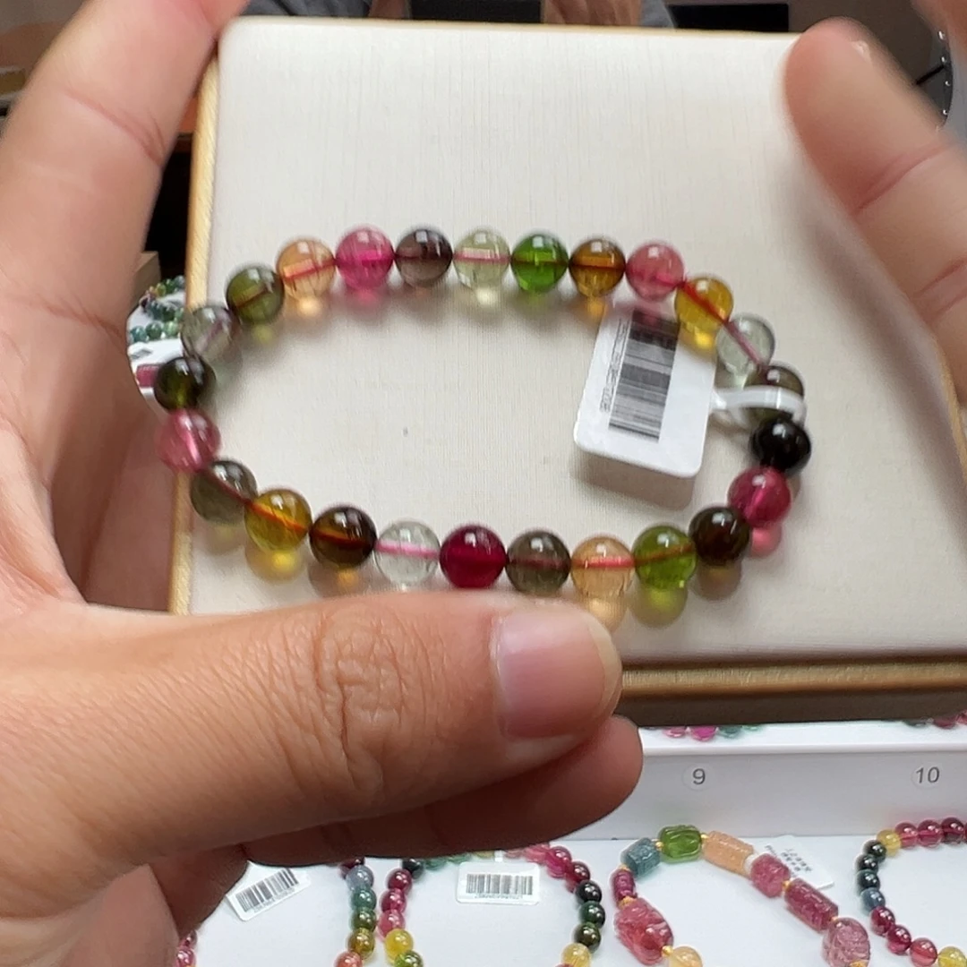 碧玺未镶嵌手串7mmmmmmmm