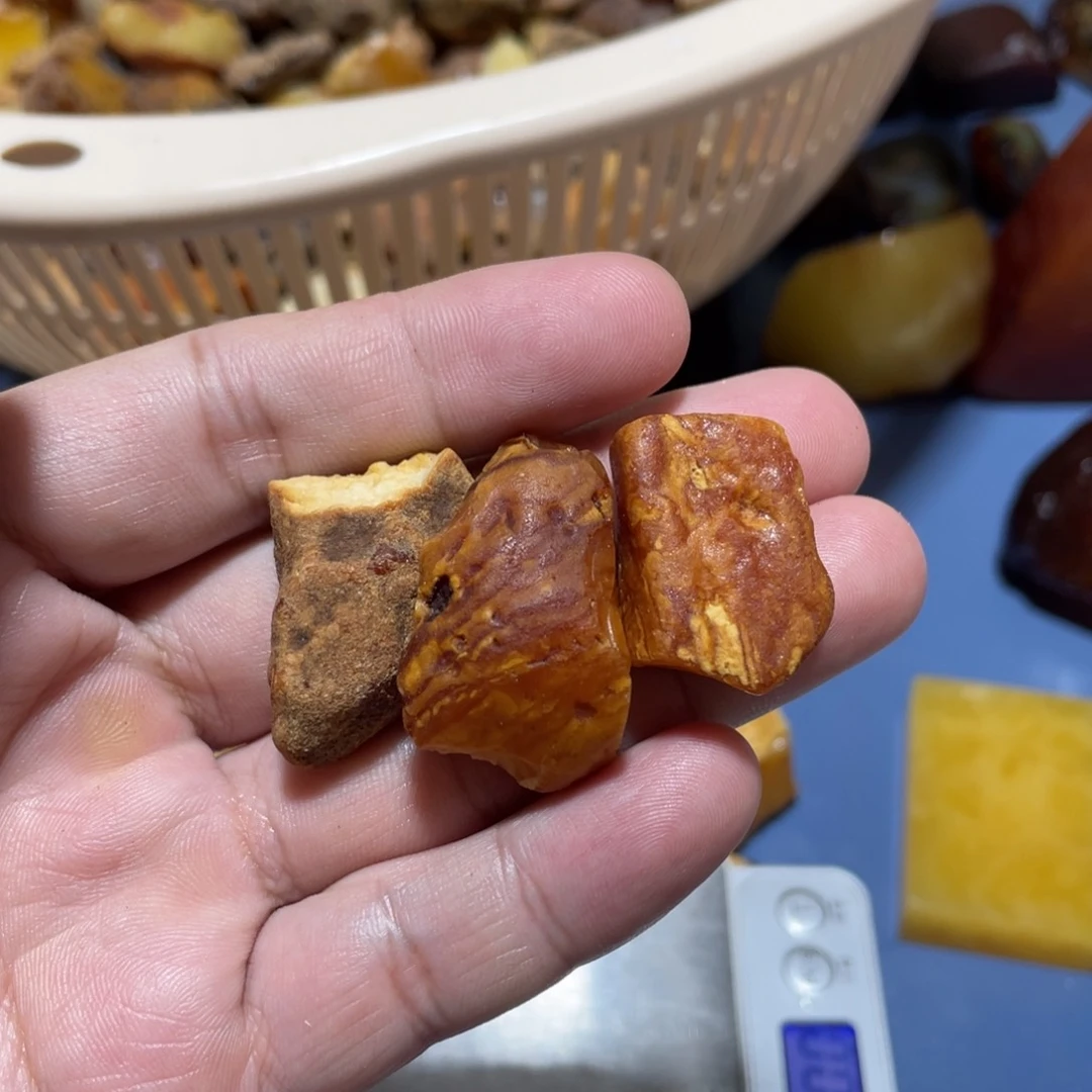 定制琥珀未镶嵌差****²原石天然波罗的海琥珀蜜蜡