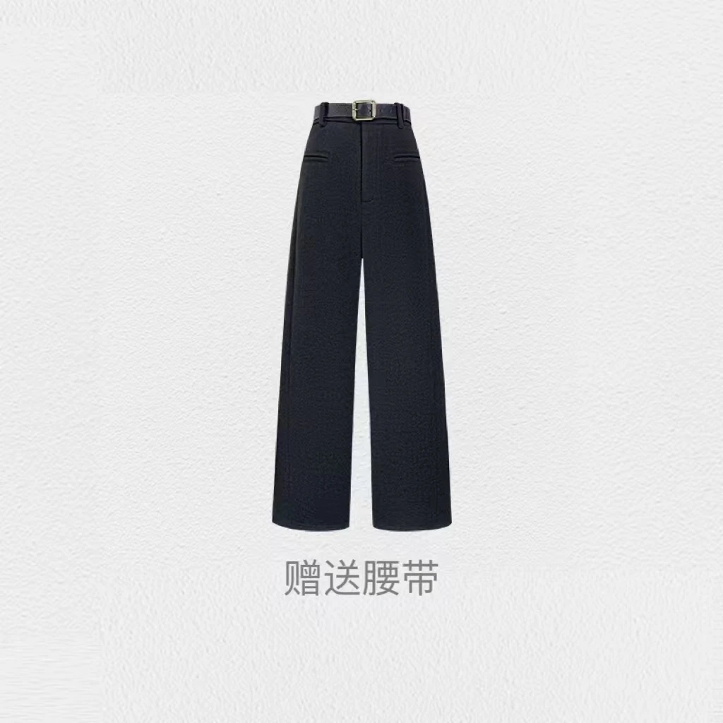 抗寒神裤   高腰加绒休闲裤女款秋冬保暖百搭纯色长裤子YL-254637