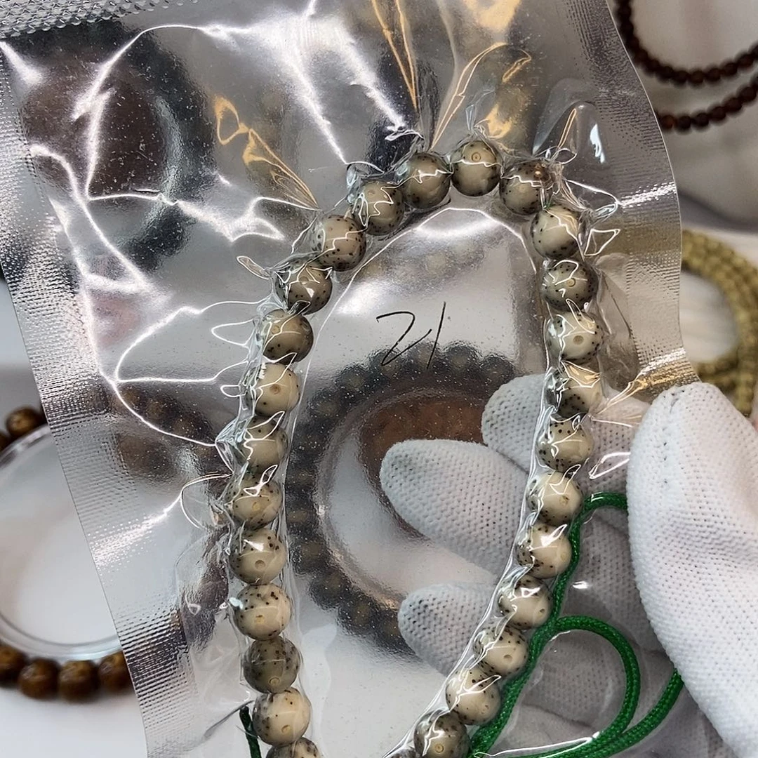 手串星月菩提8大留白圆珠21