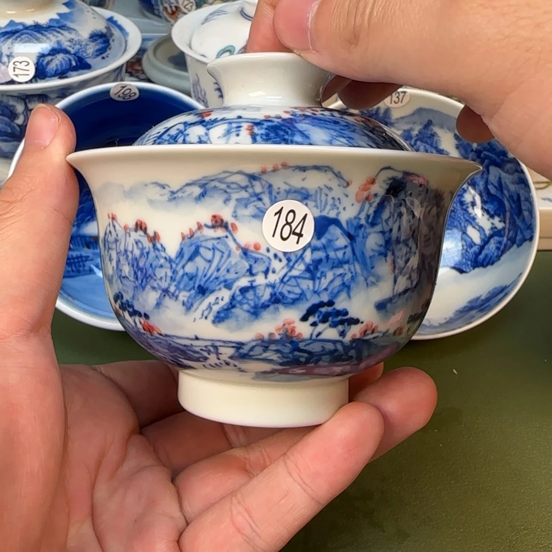 彦祖纯手工手绘茶具184