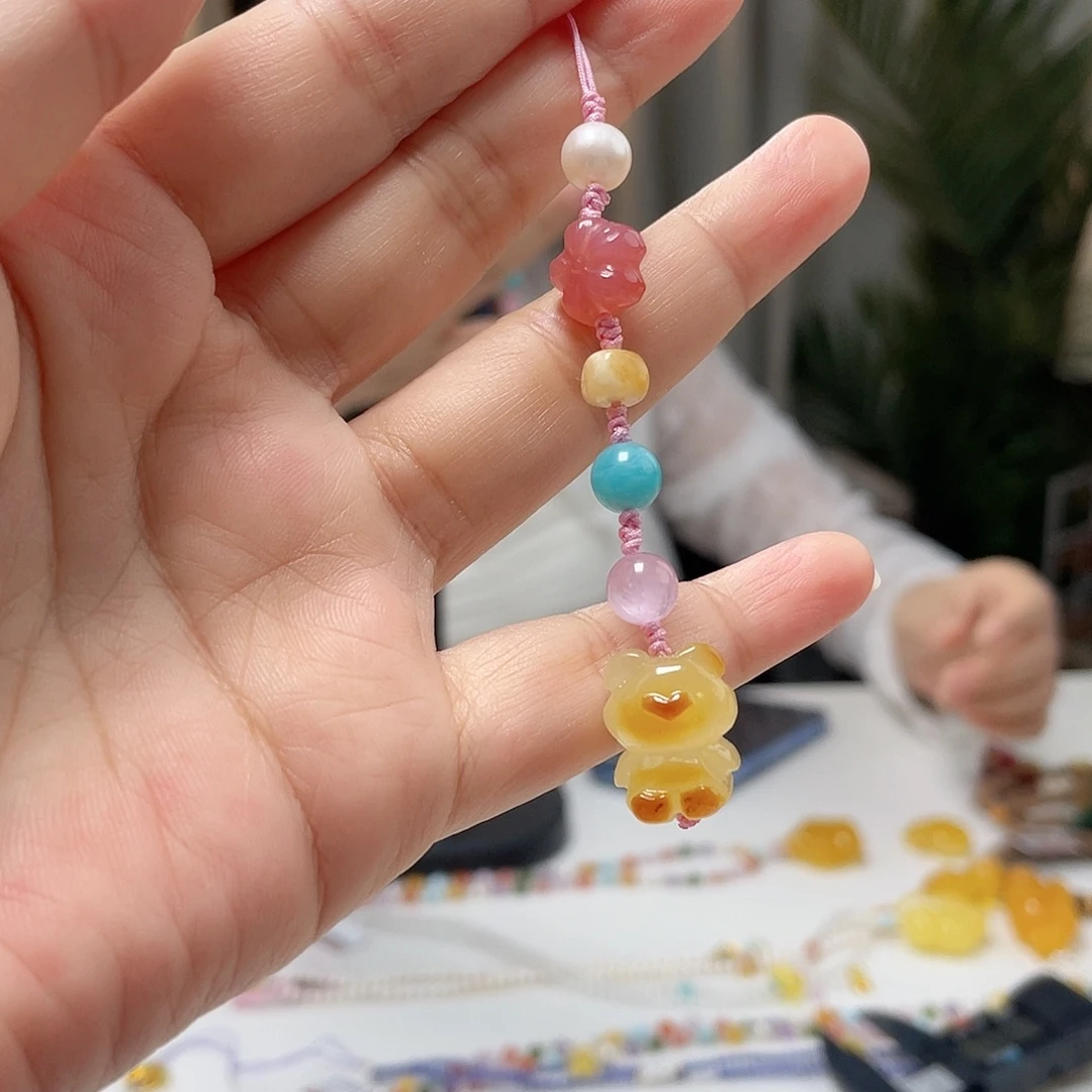 未镶嵌琥珀裸石蜜蜡吊坠