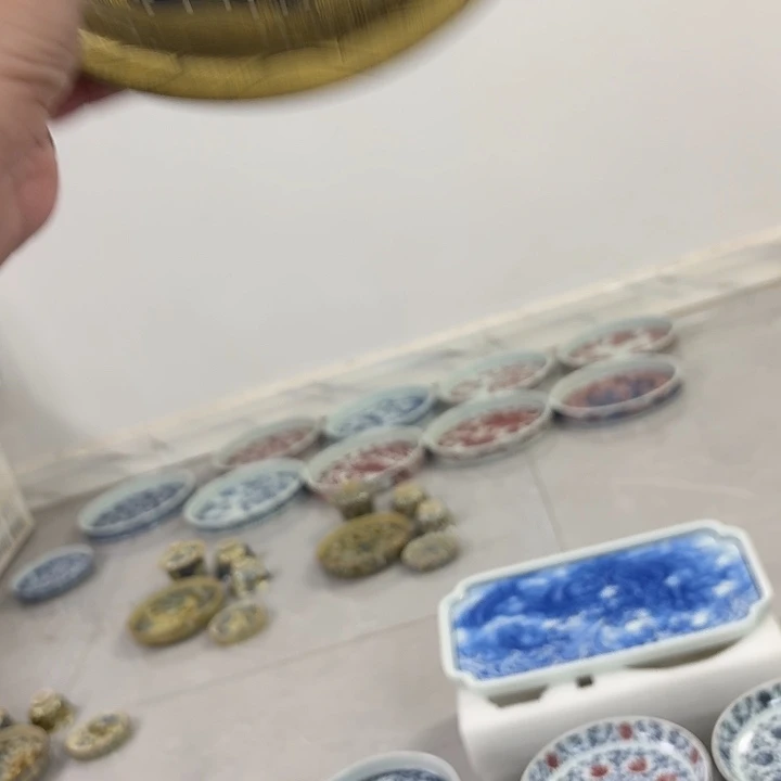 瓷片乌金金龙大胡乘景德镇