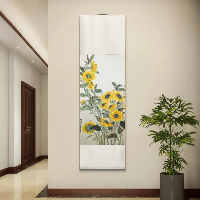 装裱效果链接无实物不发货，上下绫边左右无边装裱效果