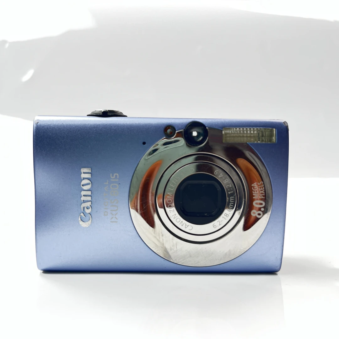 95新 Canon/佳能 ixus80蓝800万像素3倍变焦数码相机