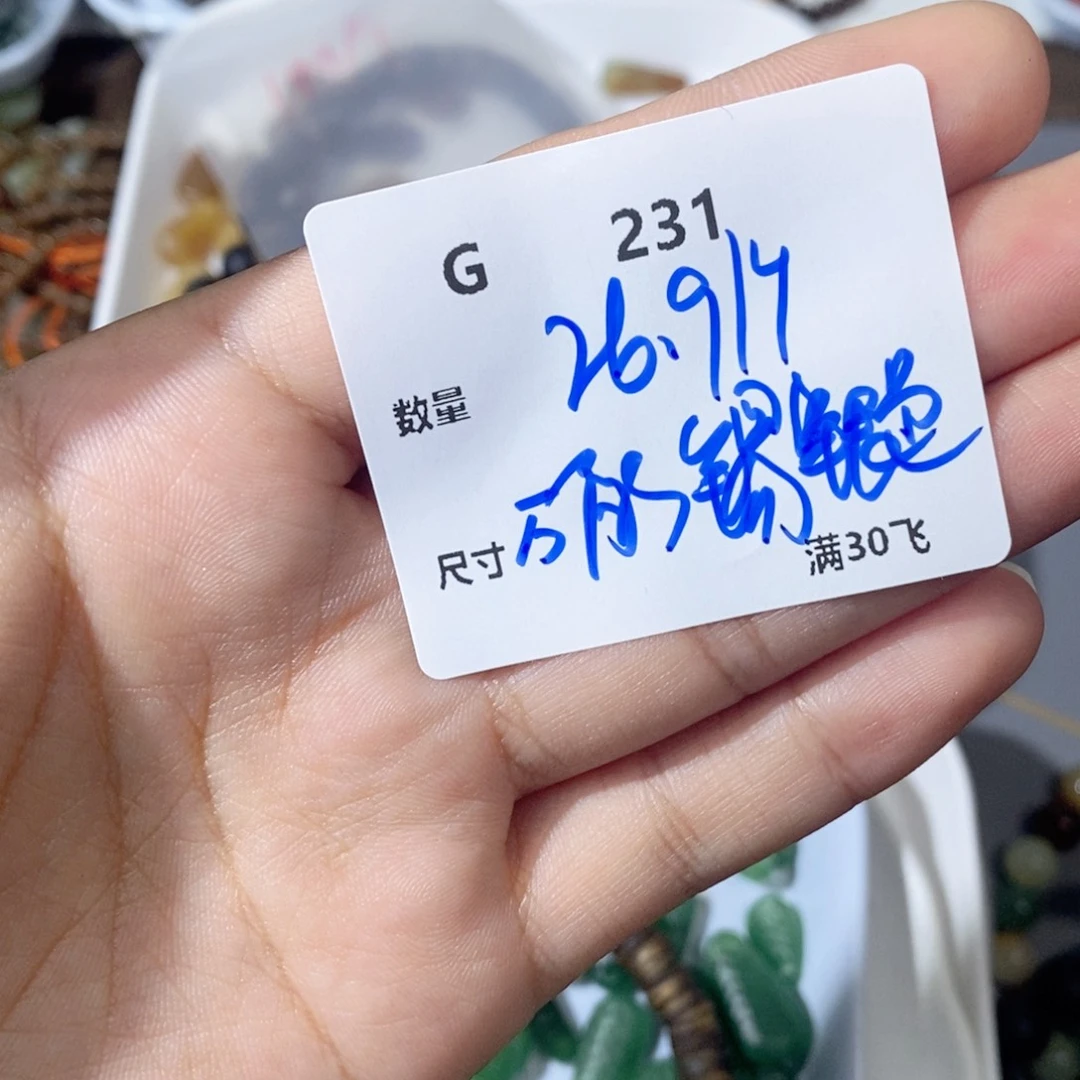 颈饰未镶嵌和田玉（糖玉）G231