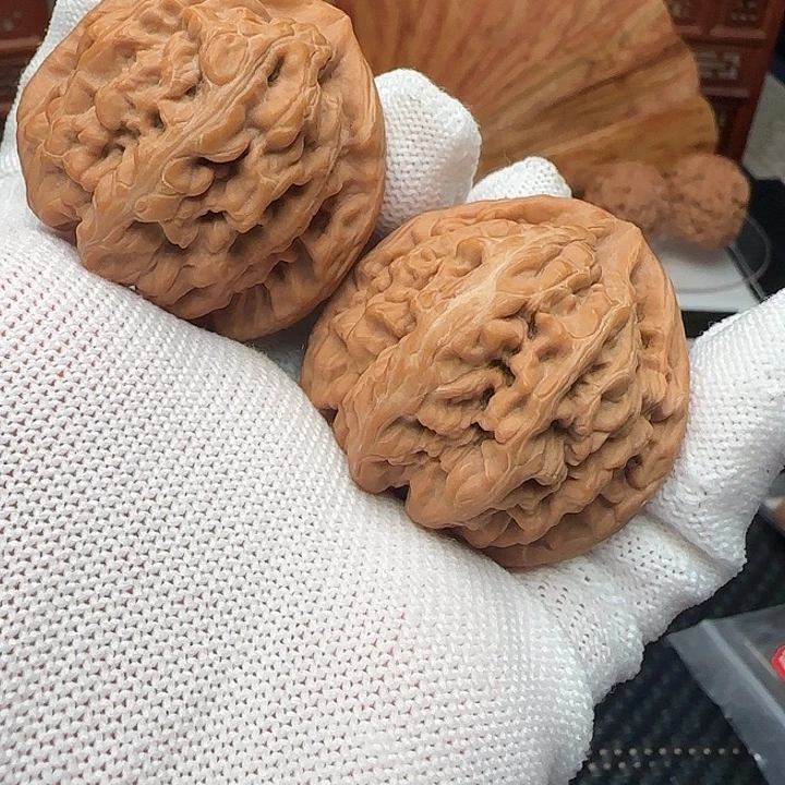 吊坠文玩核桃全品红锦鲤42福利