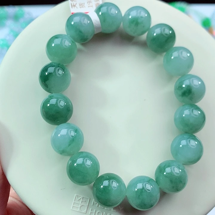 翡翠未镶嵌手链卡12.6