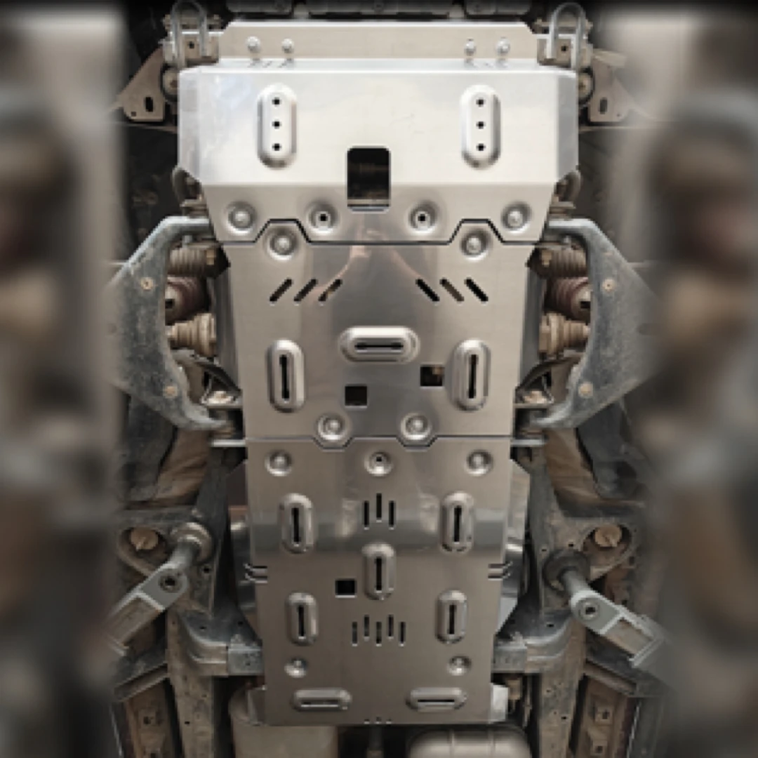 长城火炮越野炮底盘护板铝镁合金 发动机变速箱底盘装甲