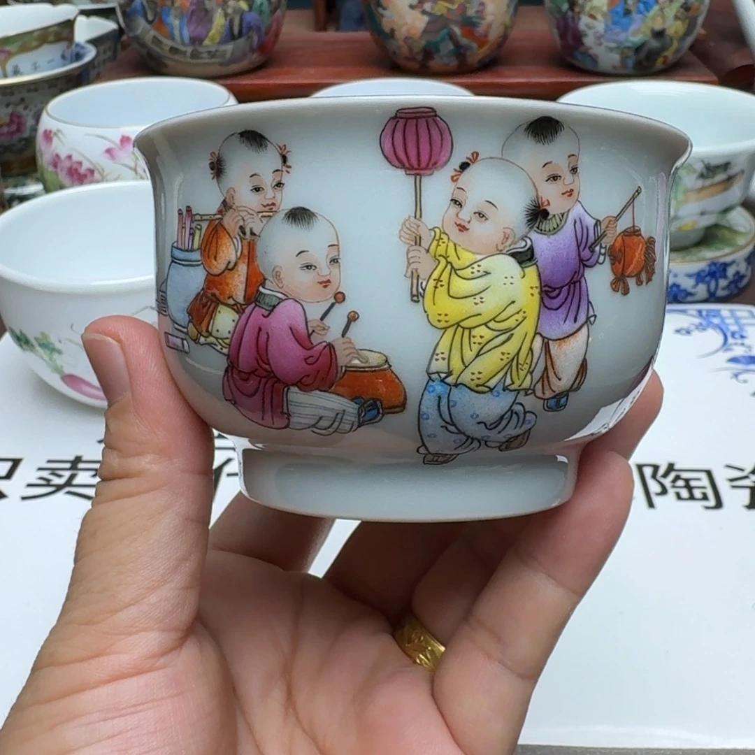 景德镇手工手绘展示