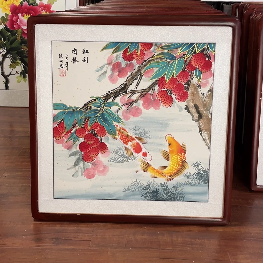 国画带框尺寸63*63厘米