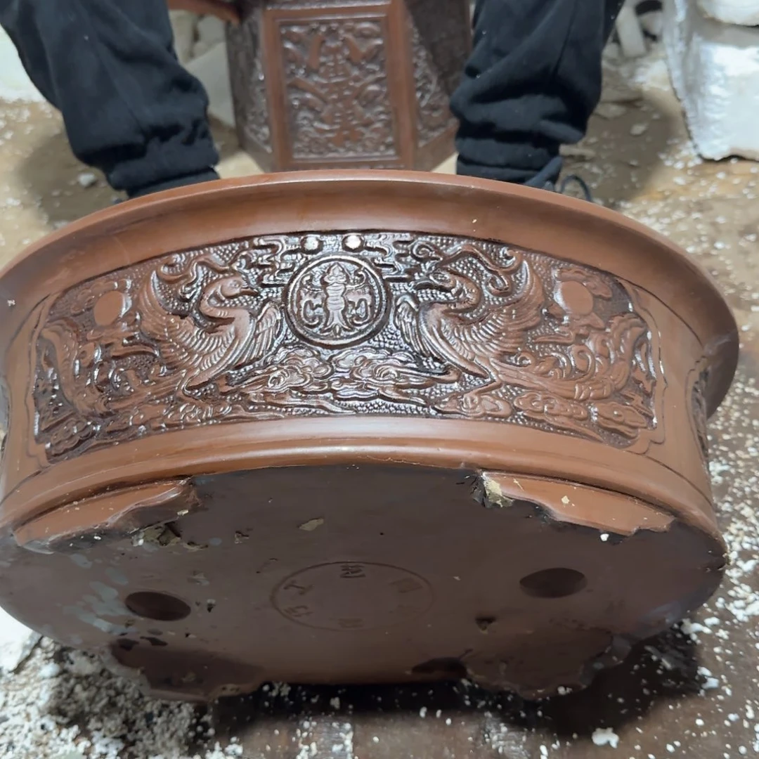 紫砂花盆口径36 26高度12