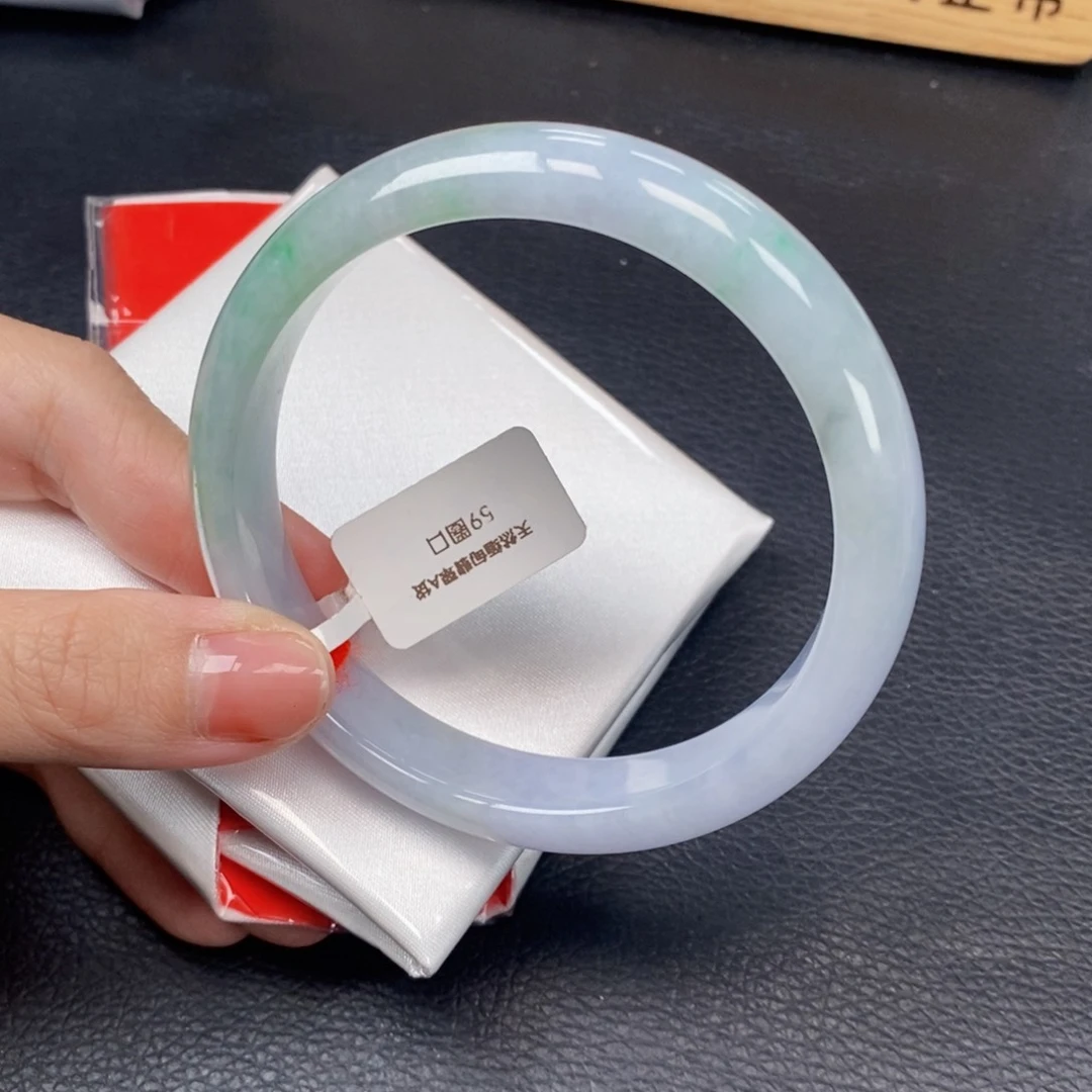 【闪购商品】未镶嵌手镯翡翠59圈口015
