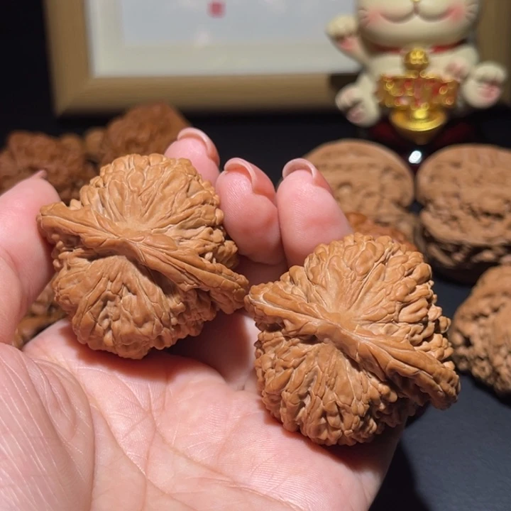 橡***擦文玩核桃把件四座楼42