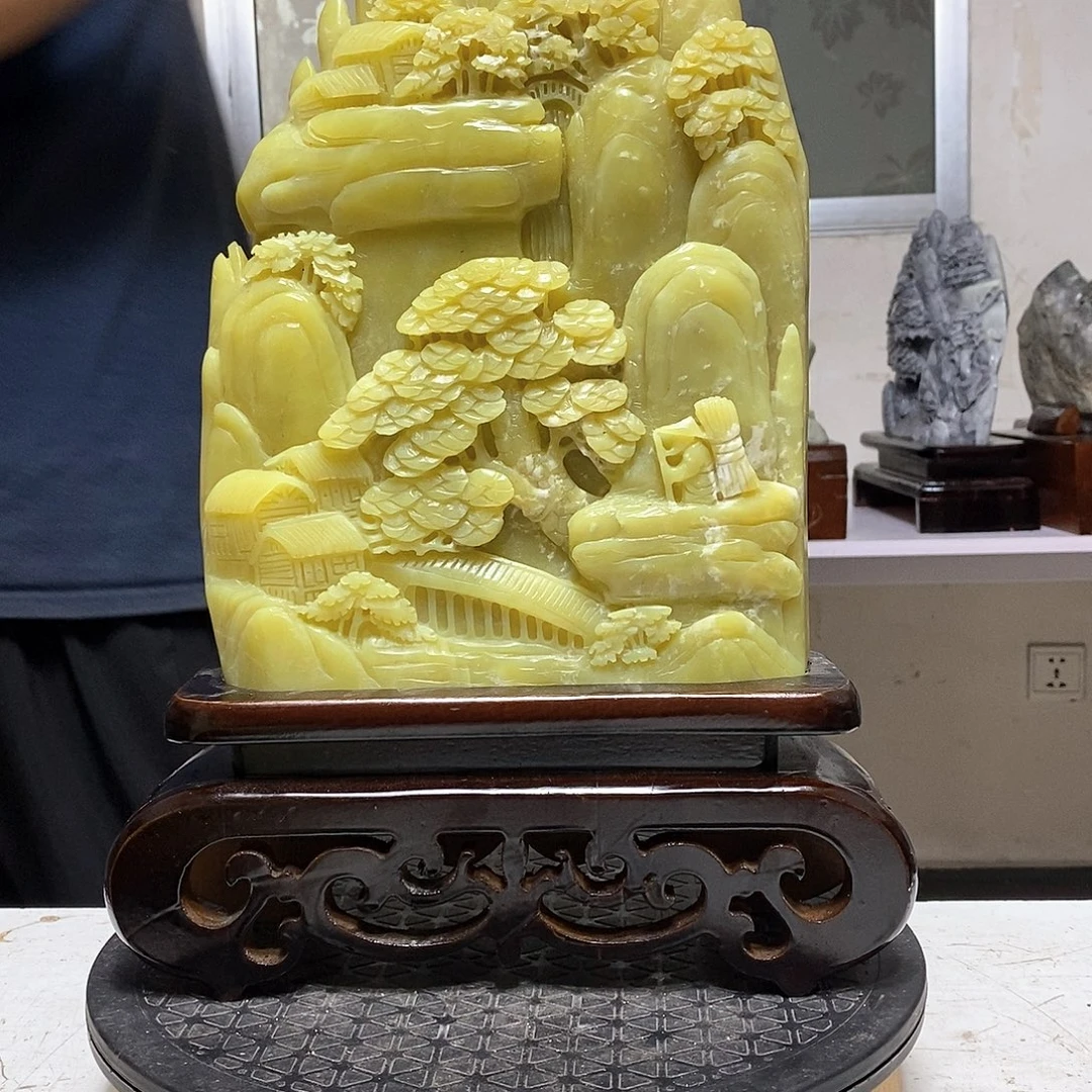 卫***士玉玉未镶嵌居家摆件