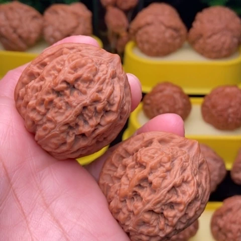 吊坠文玩核桃S*4凤凰台40全品