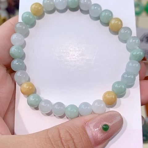 颈饰未镶嵌翡翠手串