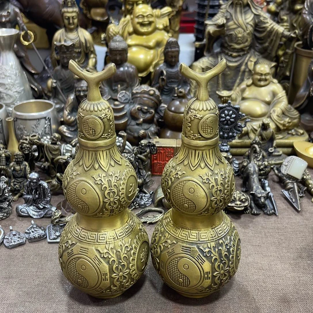 草***园克家铜艺精品摆件