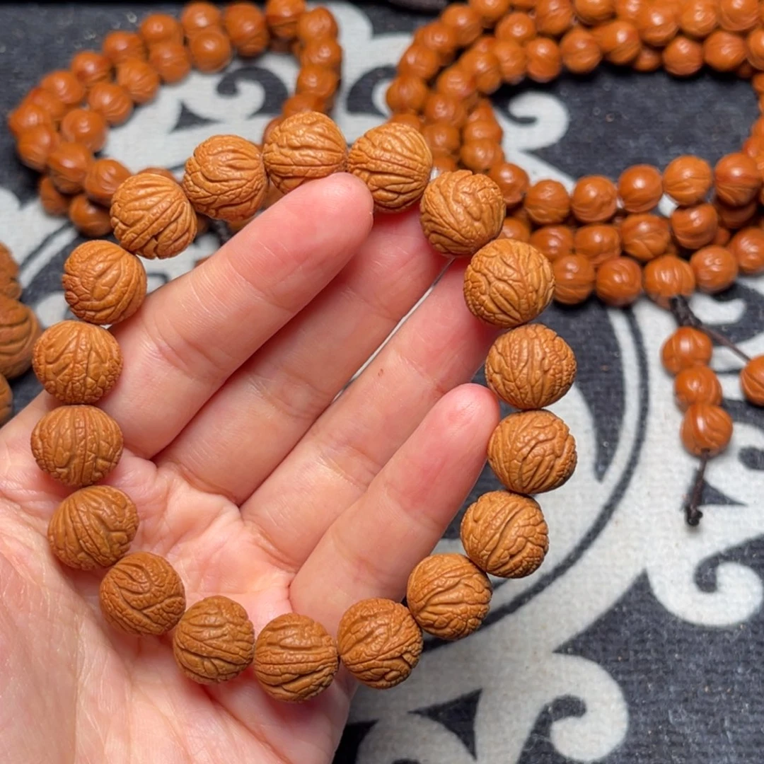 桃核手串龙纹甲骨13