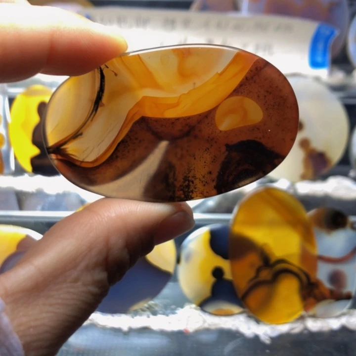 合金玛瑙/玉髓珠宝奇石19