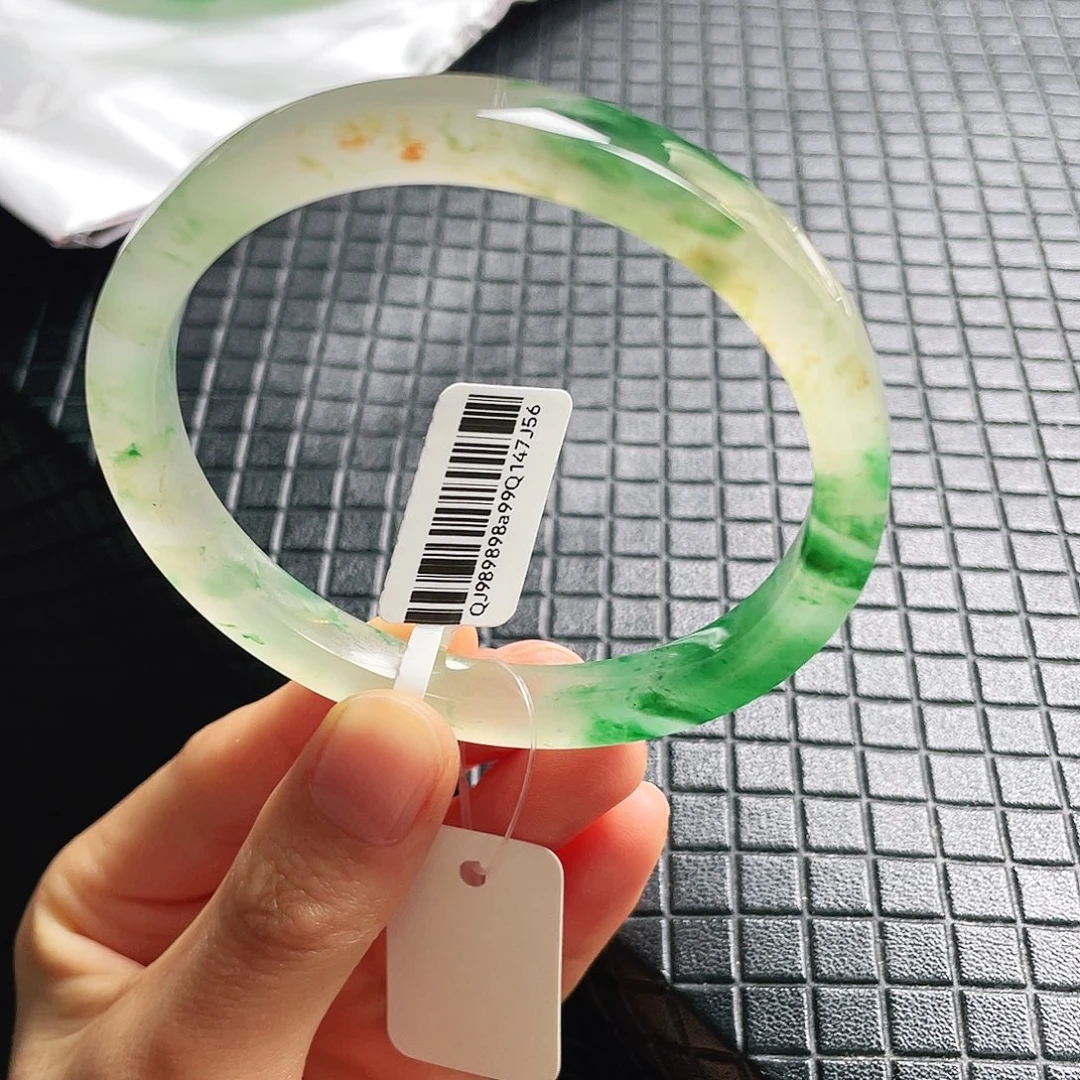 未镶嵌手镯5455石英质玉