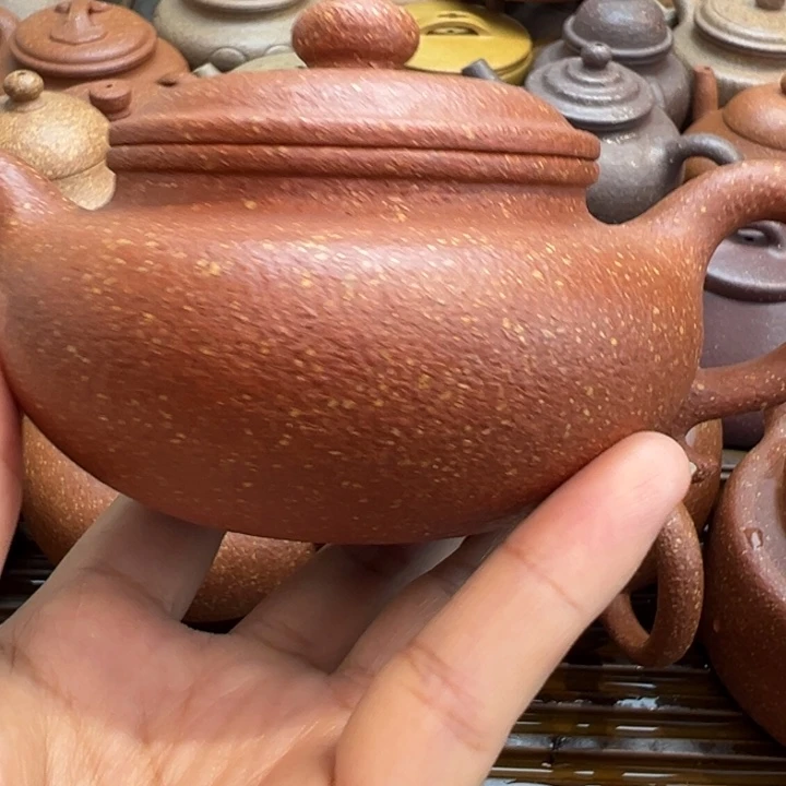 冰***水紫砂茶壶红降仿古