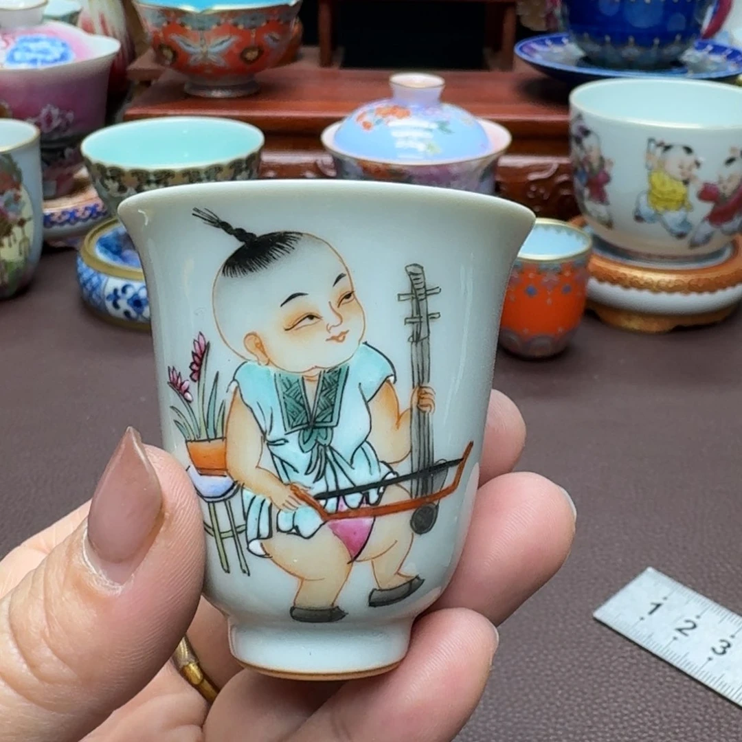 瓷片景德镇仿古手工制作精品展示