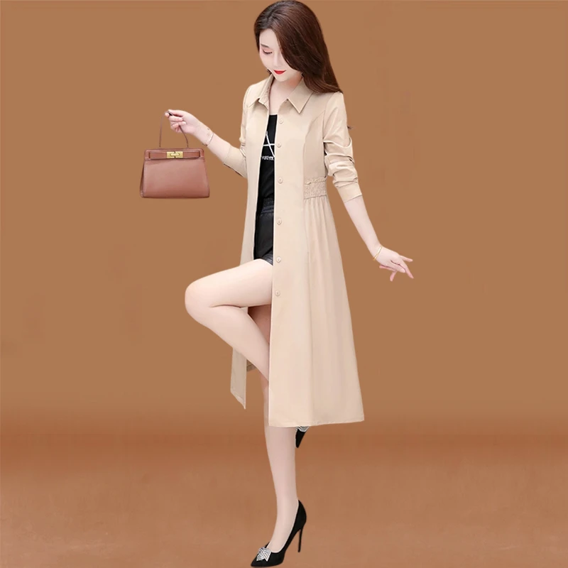 高端大气上档次杭州意法风衣外套女小个子春秋季2025新款休闲大衣