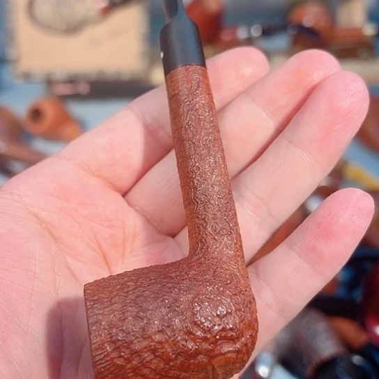 谁**鸣意大利石楠木手工烟斗一款