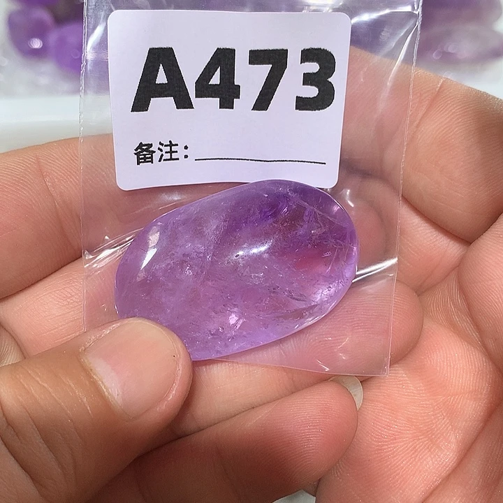 天然水晶柱子A473未镶嵌水晶心****M