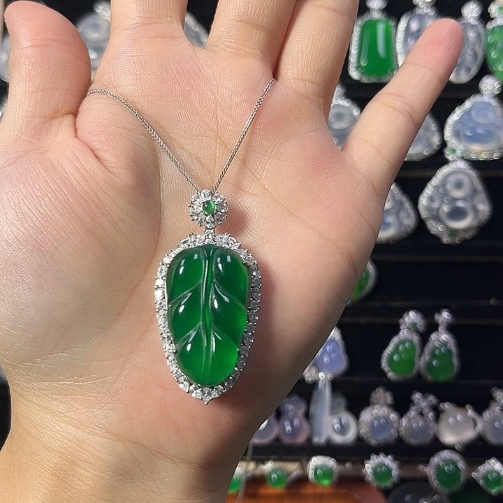 玛瑙/玉髓颈饰银S925镶嵌