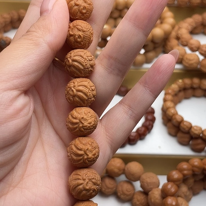 猴头核桃手串体验款象神貔貅