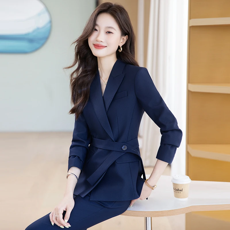 西装套装女2025新款爆款洋气时尚百搭气质名媛设计感西服正装工装