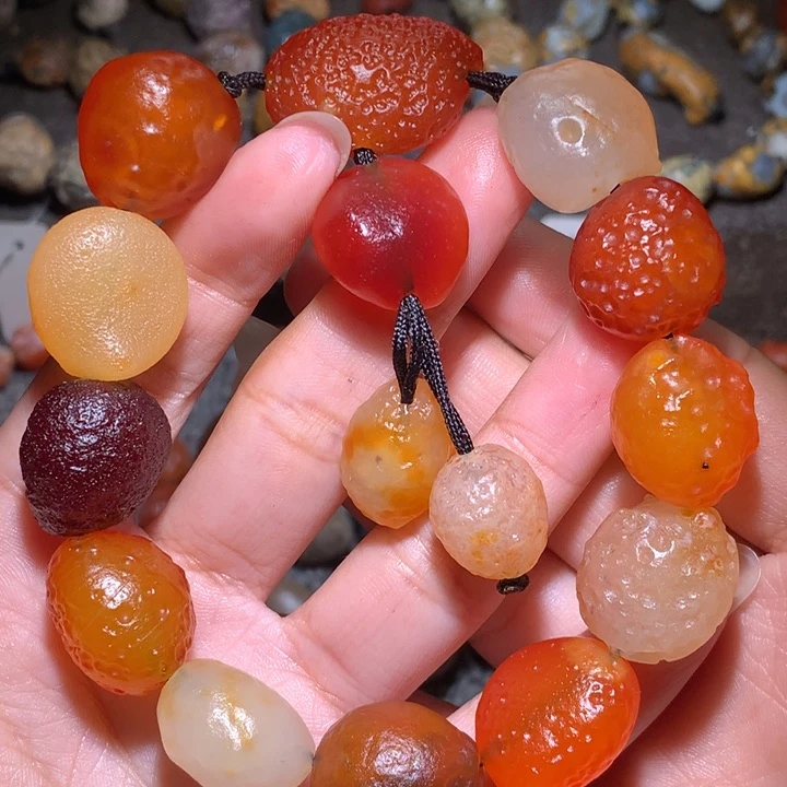 未镶嵌玛瑙/玉髓珠宝半成品