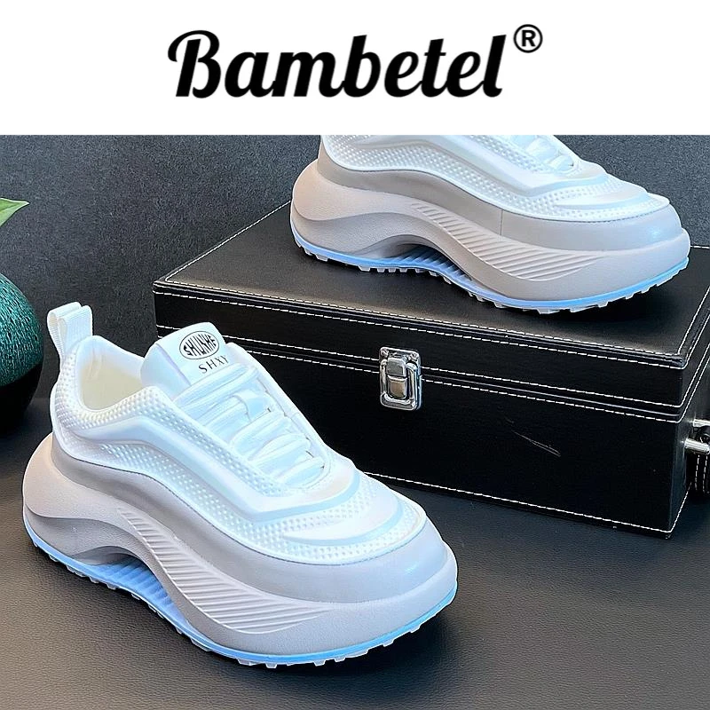 Bambetel鞋子厚底老爹鞋男小众休闲鞋内增高男鞋时尚百搭透气潮流