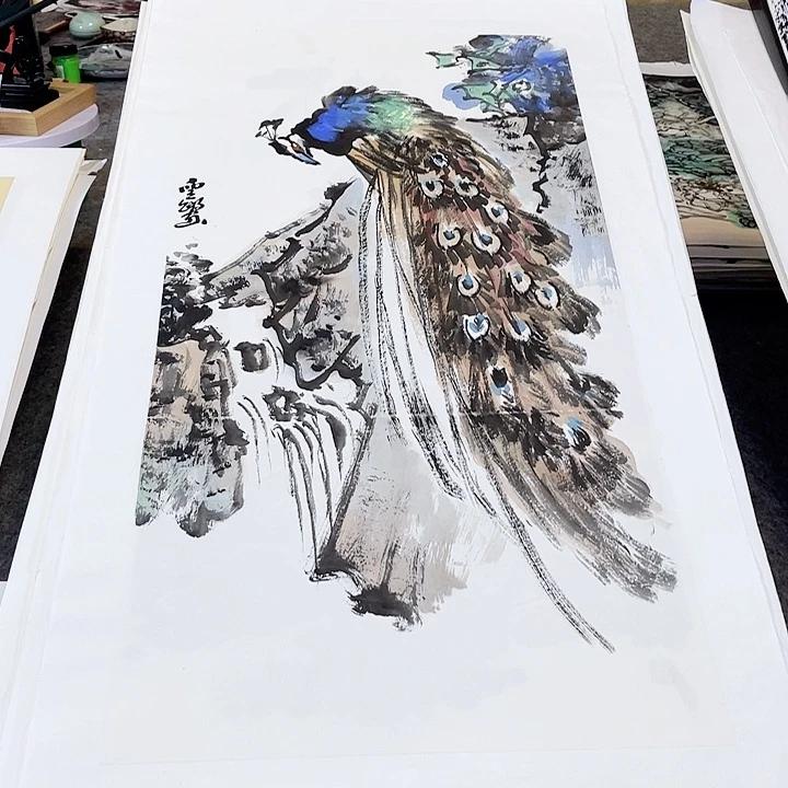 国画张圣敏先生纯手绘作品