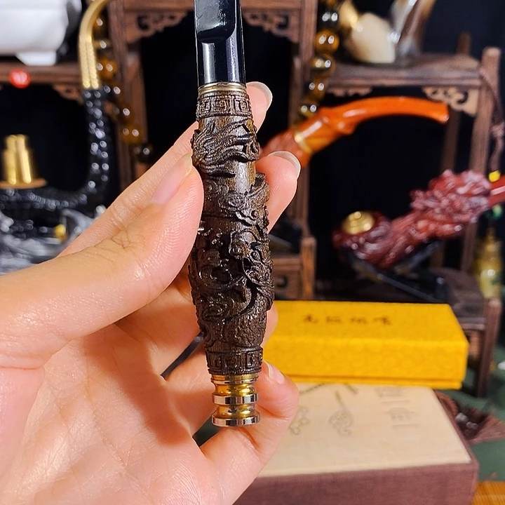 高端定制金丝楠烟嘴