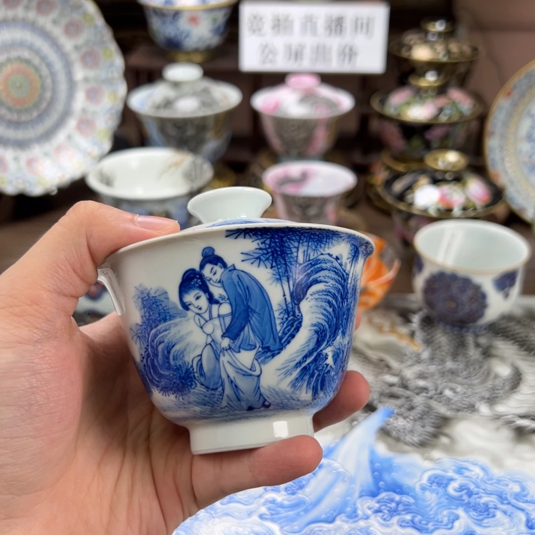 舍***得景德镇手工手绘陶瓷